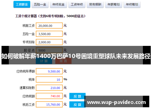 如何破解年薪1400万巴萨10号困境重塑球队未来发展路径 如何破解年薪1400万巴萨10号困境重塑球队未来发展路径